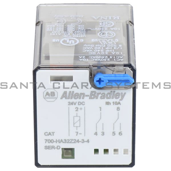 Allen Bradley 700-HA32Z24-3-4 Tube Base Relay Product Image
