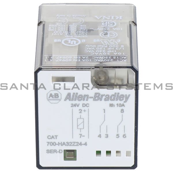 Allen Bradley 700-HA32Z24-4 Tube Base Relay Product Image