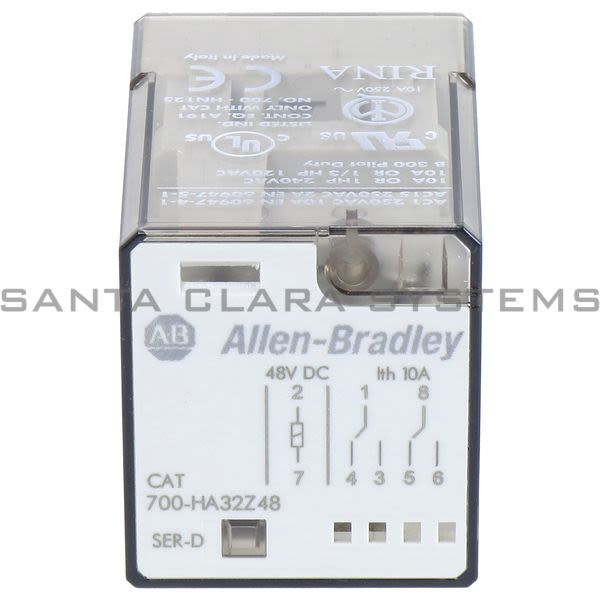 Allen Bradley 700-HA32Z48 Tube Base Relay Product Image