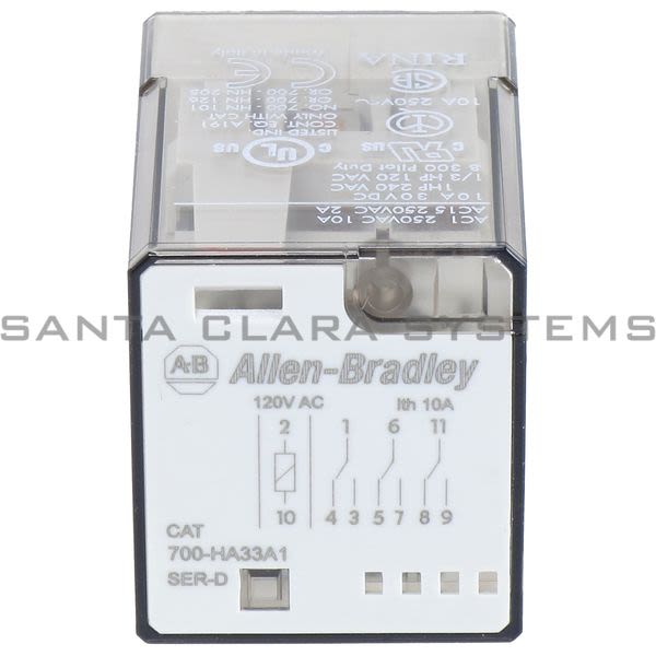 Allen Bradley 700-HA33A1 Tube Base Relay Product Image