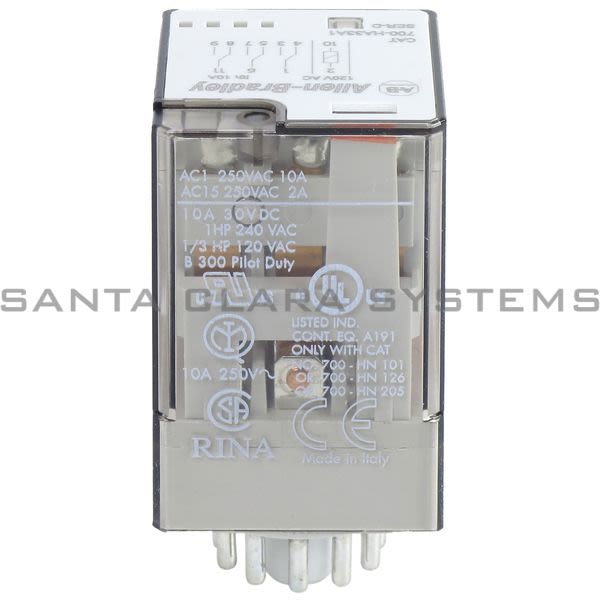 Allen Bradley 700-HA33A1 Tube Base Relay Product Image