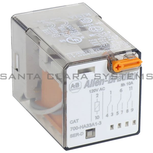 Allen Bradley 700-HA33A1-3 Tube Base Relay Product Image