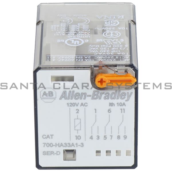 Allen Bradley 700-HA33A1-3 Tube Base Relay Product Image