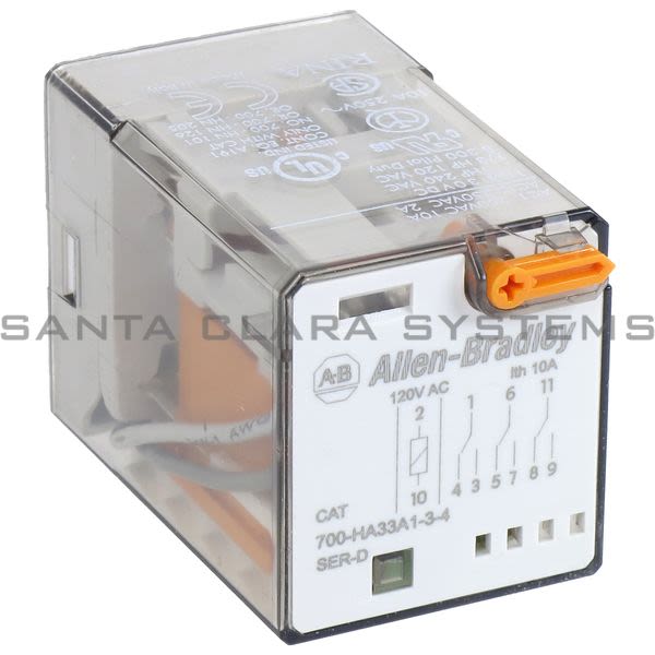 Allen Bradley 700-HA33A1-3-4 Tube Base Relay Product Image