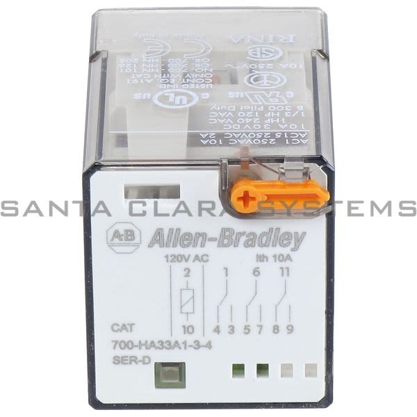 Allen Bradley 700-HA33A1-3-4 Tube Base Relay Product Image