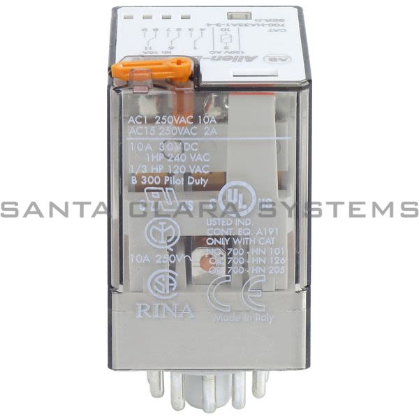 Allen Bradley 700-HA33A1-3-4 Tube Base Relay Product Image