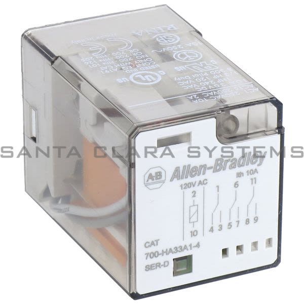 Allen Bradley 700-HA33A1-4 Tube Base Relay Product Image