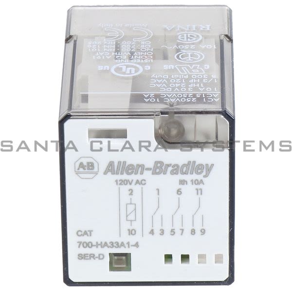 Allen Bradley 700-HA33A1-4 Tube Base Relay Product Image