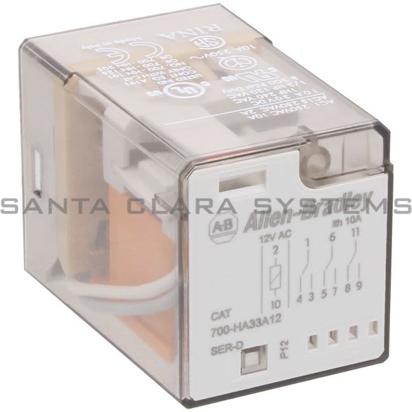 Allen Bradley 700-HA33A12 Tube Base Relay Product Image