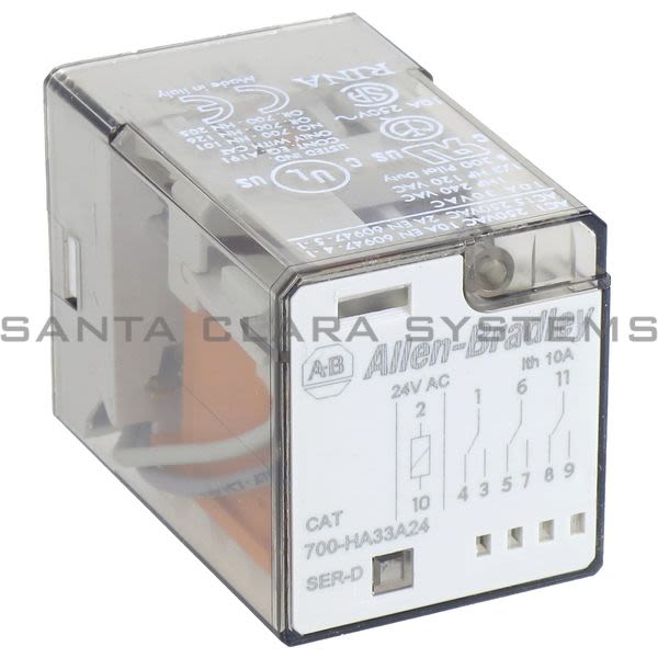 Allen Bradley 700-HA33A24  Tube Base Relay Product Image