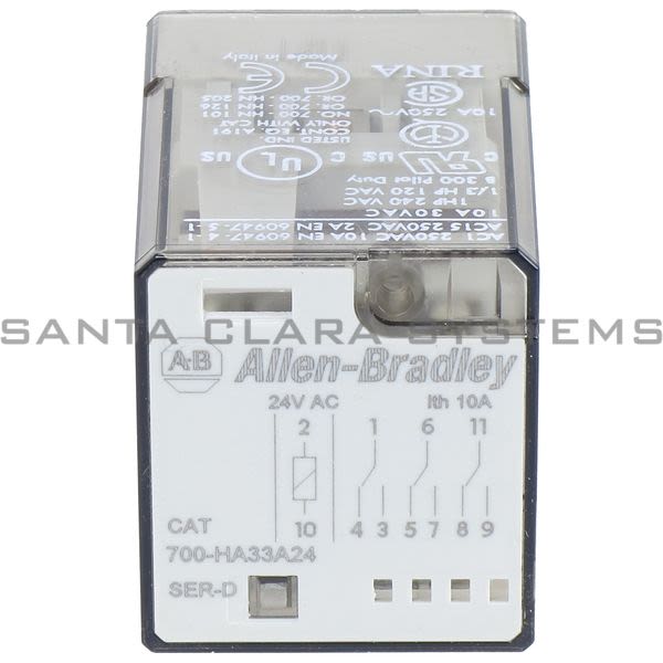 Allen Bradley 700-HA33A24  Tube Base Relay Product Image