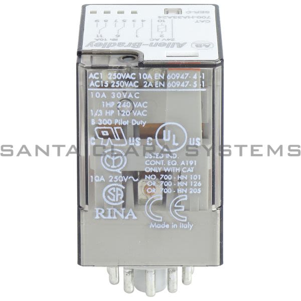 Allen Bradley 700-HA33A24  Tube Base Relay Product Image