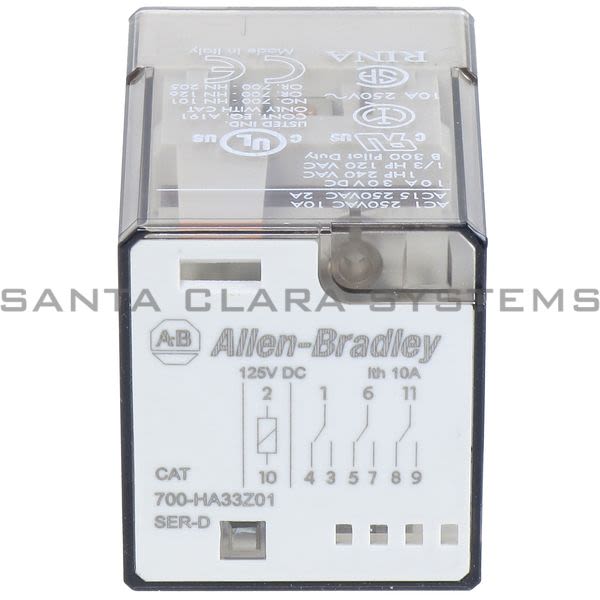 Allen Bradley 700-HA33Z01  Tube Base Relay Product Image