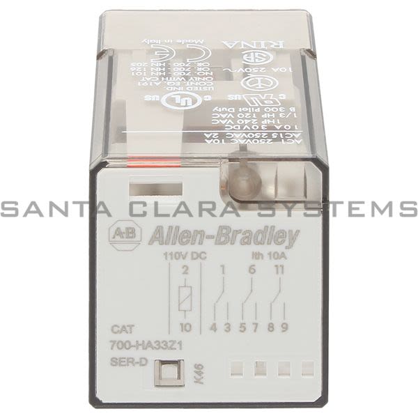 Allen Bradley 700-HA33Z1 Tube Base Relay Product Image