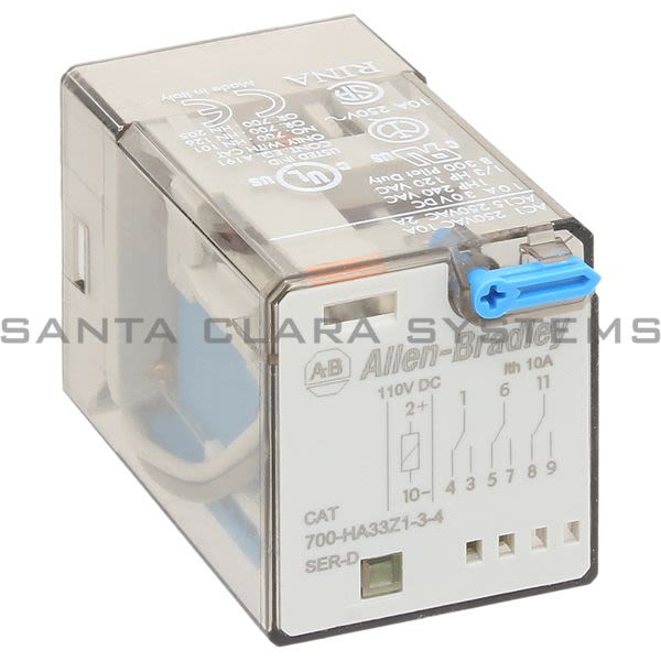 Allen Bradley 700-HA33Z1-3-4 Tube Base Relay Product Image