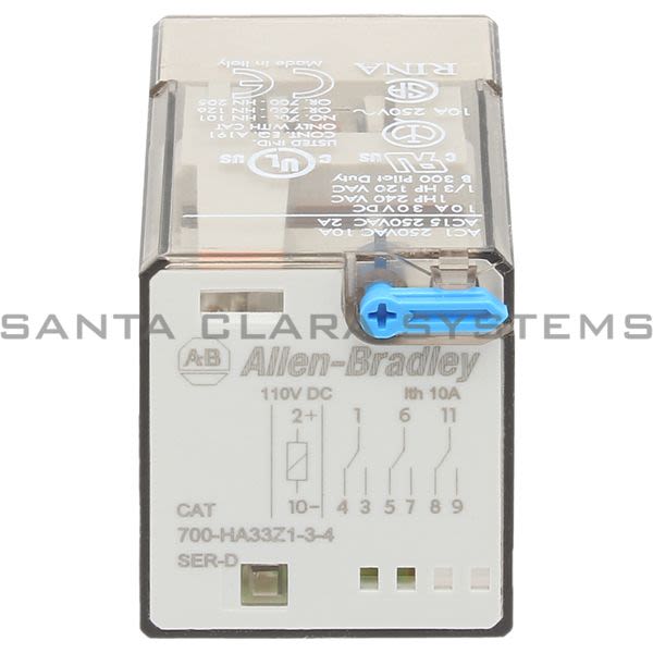 Allen Bradley 700-HA33Z1-3-4 Tube Base Relay Product Image