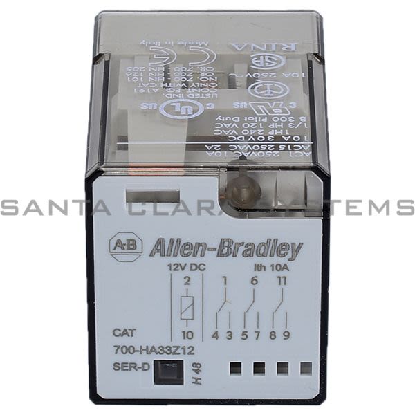 Allen Bradley 700-HA33Z12 Tube Base Relay Product Image