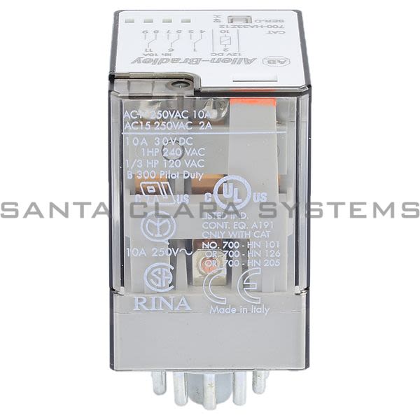 Allen Bradley 700-HA33Z12 Tube Base Relay Product Image