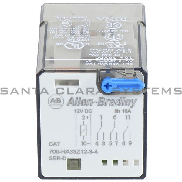 Allen Bradley 700-HA33Z12-3-4 Tube Base Relay Product Image