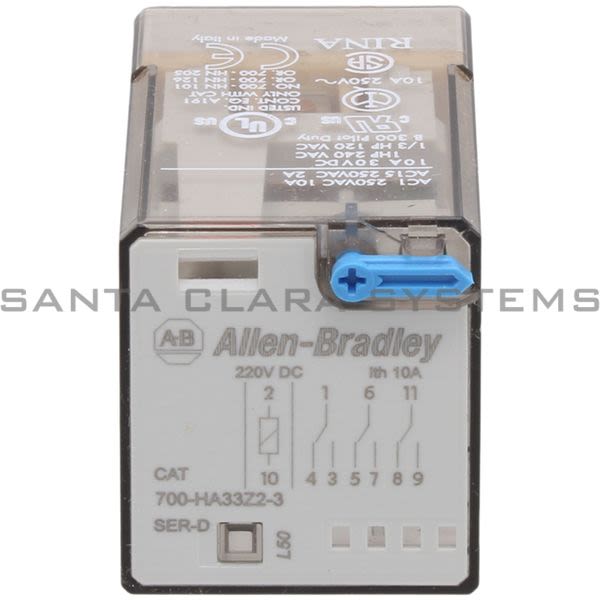 Allen Bradley 700-HA33Z2-3 Tube Base Relay Product Image