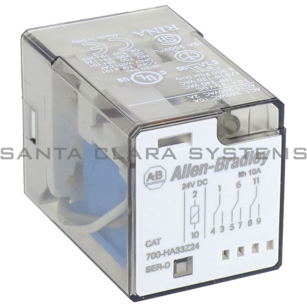 Allen Bradley 700-HA33Z24 Tube Base Relay Product Image