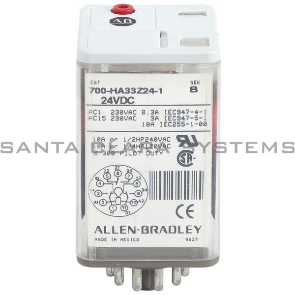 Allen Bradley 700-HA33Z24-1 Relay Product Image