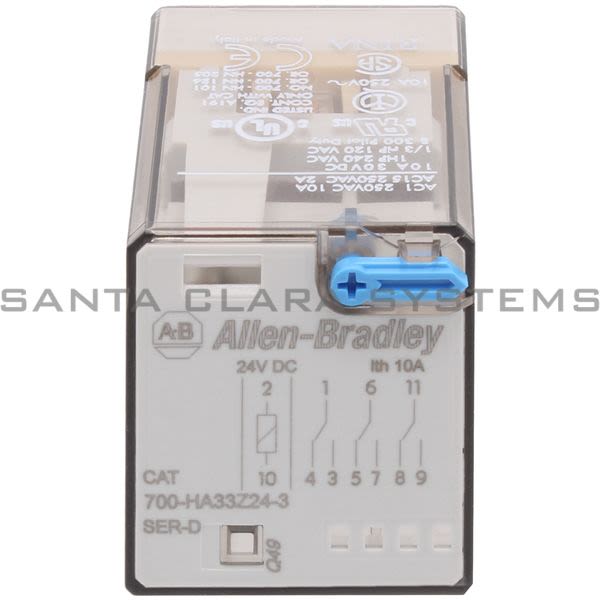 Allen Bradley 700-HA33Z24-3 General Purpose Tube Base Relay Product Image
