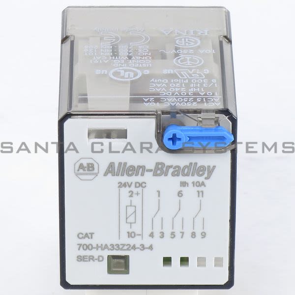 Allen Bradley 700-HA33Z24-3-4 Tube Base Relay Product Image