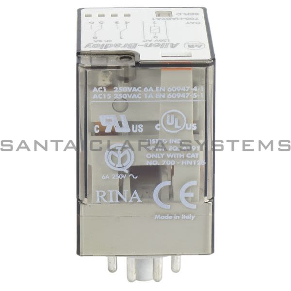 Allen Bradley 700-HAB2A1 Tube Base Relay Product Image