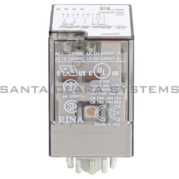 Allen Bradley 700-HAB3A1 Tube Base Relay Product Image