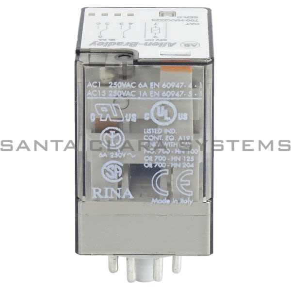 Allen Bradley 700-HAX2Z24 Tube Base Relay Product Image
