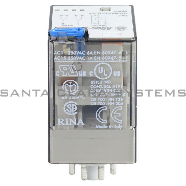 Allen Bradley 700-HAX2Z24-3-4 Tube Base Relay Product Image