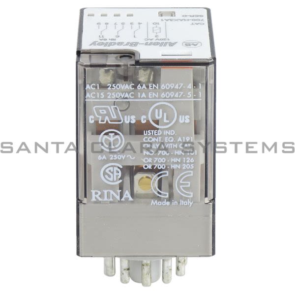 Allen Bradley 700-HAX3A1 Tube Base Relay Product Image