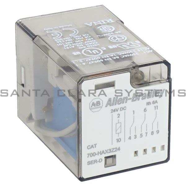 Allen Bradley 700-HAX3Z24 Tube Base Relay Product Image