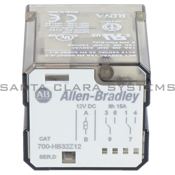 Allen Bradley 700-HB32Z12 Base Relay Product Image