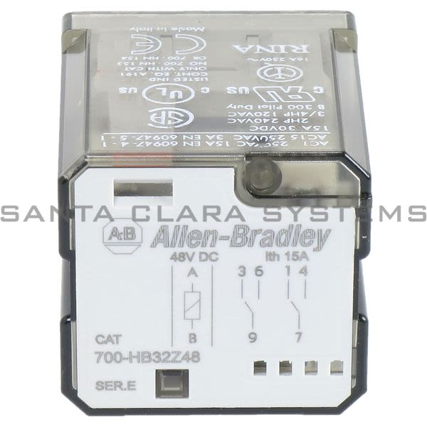 Allen Bradley 700-HB32Z48 Bulletin 700 10A DPDT 48 VDC Relay Ice Cube Type Product Image