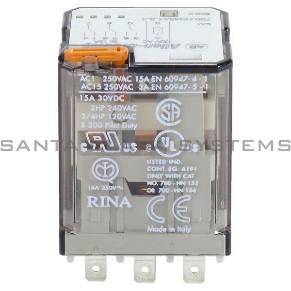 Allen Bradley 700-HB33A1-3-4 Base Relay Product Image