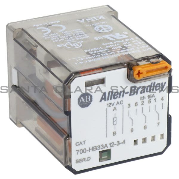 Allen Bradley 700-HB33A12-3-4 Base Relay Product Image