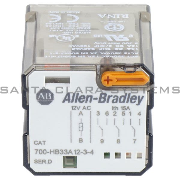 Allen Bradley 700-HB33A12-3-4 Base Relay Product Image