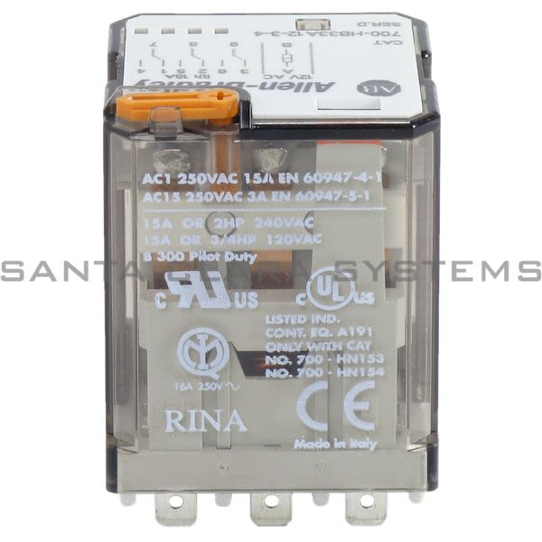 Allen Bradley 700-HB33A12-3-4 Base Relay Product Image