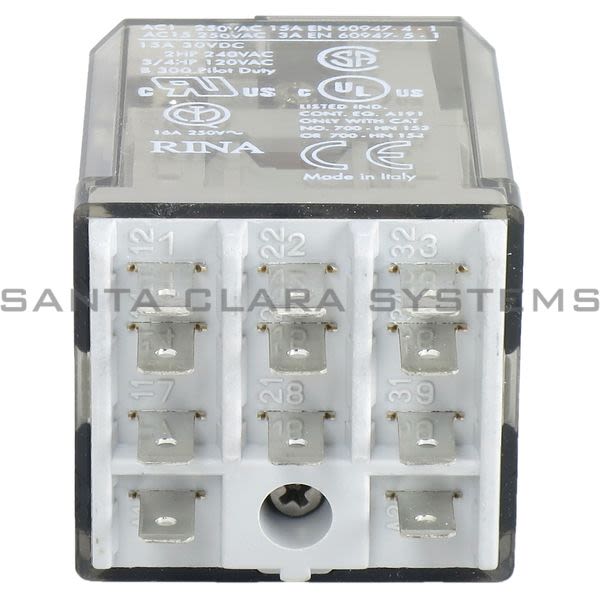Allen Bradley 700-HB33Z12 General Purpose Blade Base Relay Product Image