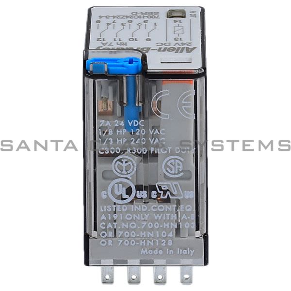 Allen Bradley 700-HC24Z24-3-4  Terminal Relay Product Image