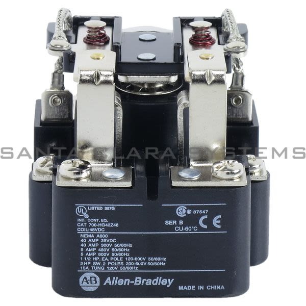 Allen Bradley 700-HG42Z48 Power Relay Product Image