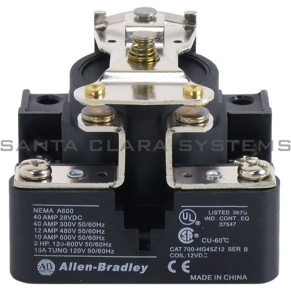 Allen Bradley 700-HG45Z12 Power Relay Product Image