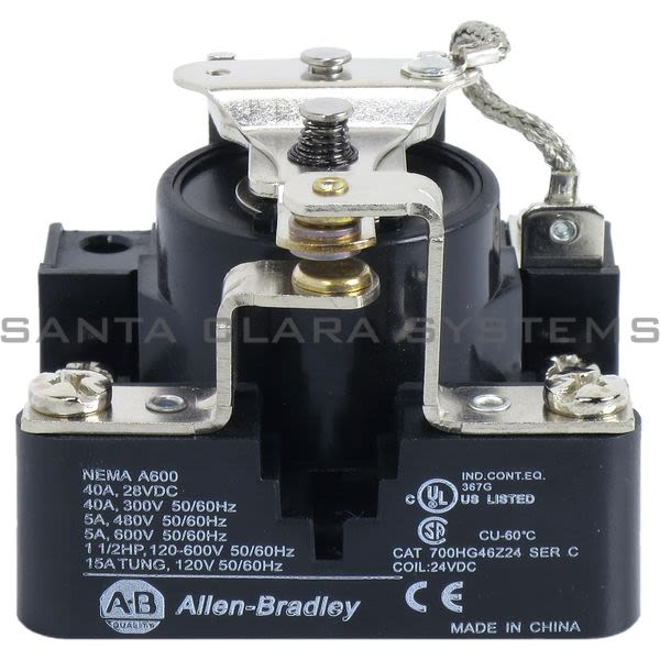 Allen Bradley 700-HG46Z24 Power Relay Product Image