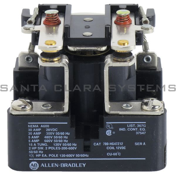 Allen Bradley 700-HG47Z12 Power Relay Product Image