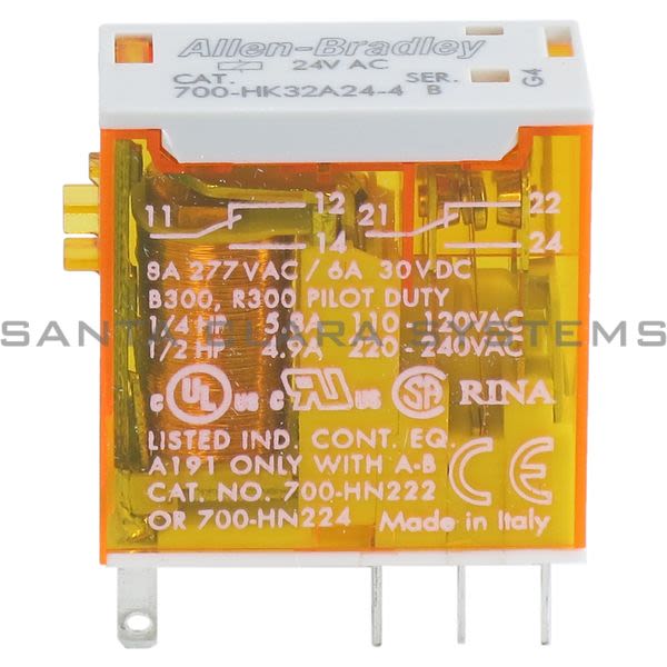 Allen Bradley 700-HK32A24-4 Slim Line Relay Product Image