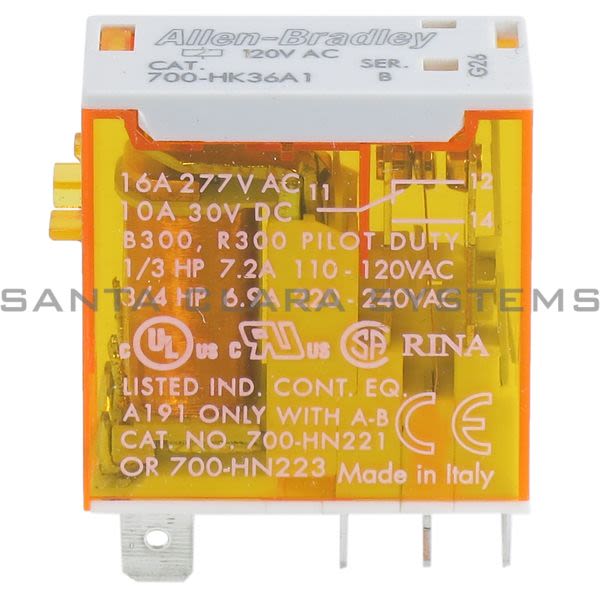 Allen Bradley 700-HK36A1 Slim Line Relay Product Image