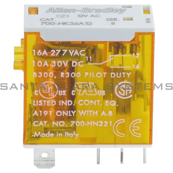 Allen Bradley 700-HK36A12 Slim Line Relay Product Image