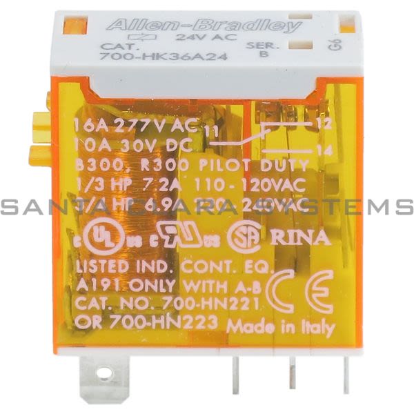 Allen Bradley 700-HK36A24 Slim Line Relay Product Image